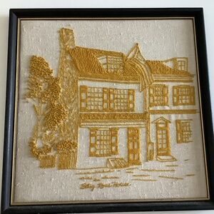 Betsy Ross House Embroidered Picture